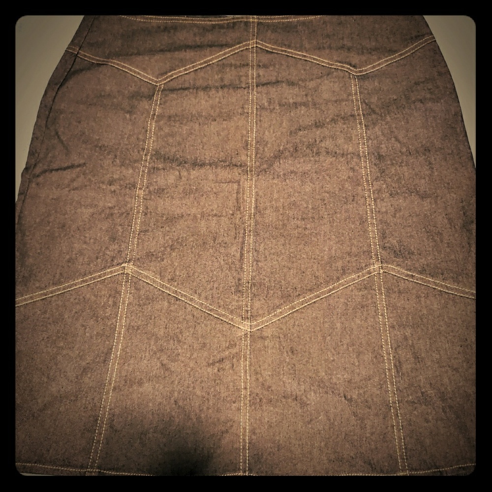 Bandolino Black Jean Skirt